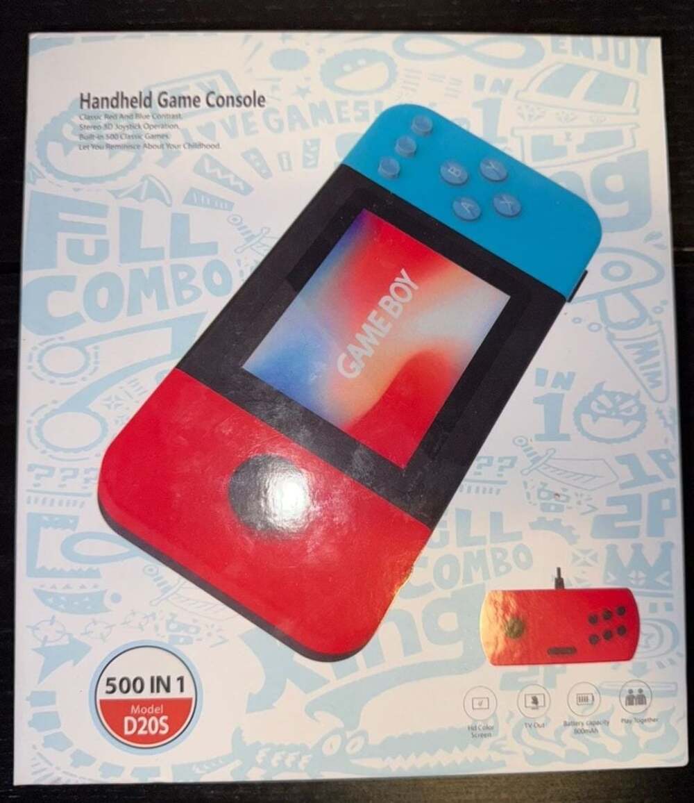 500 Games Retro Handheld Video Game Console
